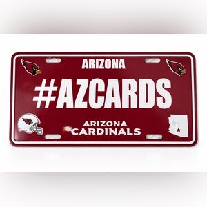 Arizona Cardinals‎ #AZCARDS License Plate NFL Aluminum Fan Decor